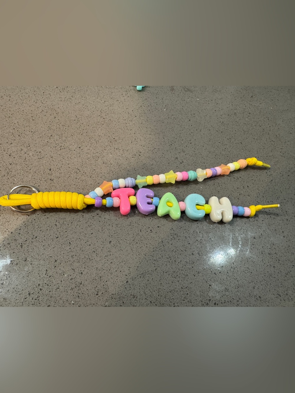 Personalized Pastel Name Bead Kids Toy - Teagan